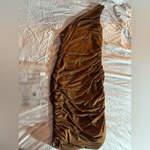 Ruched bodycon dress